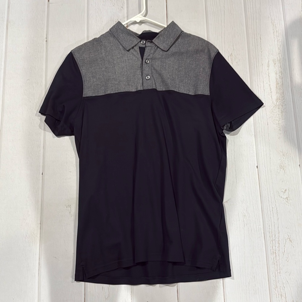 Banana Republic Blue Polo Shirt two tone